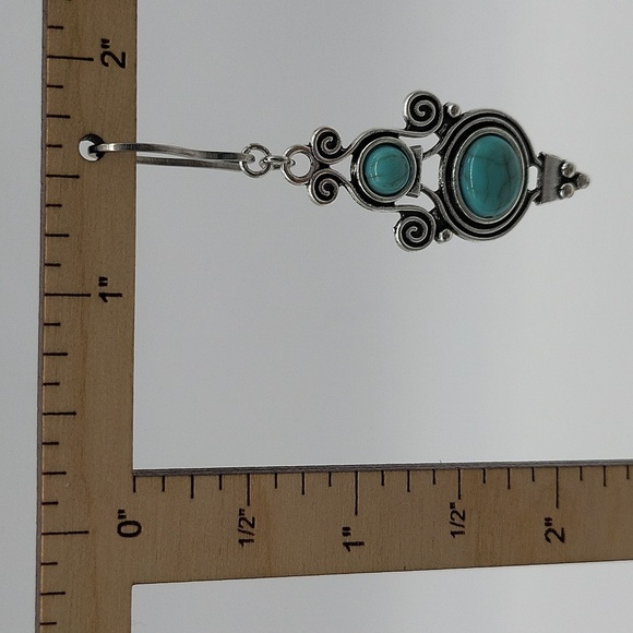 1669- Handmade Boho Dangle Earrings NWT - Picture 4 of 6